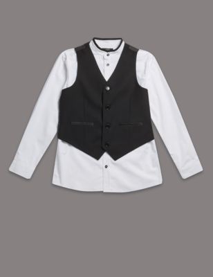 2 Piece Shirt & Waistcoat Outfit &#40;5-14 Years&#41;